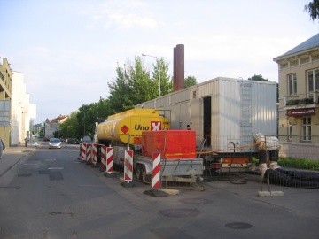 Mobilioji katilinė aprūpino gimdymo namus karštu vandeniu